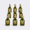 Erken Hasat Taş Baskı Zeytinyağı 9 × 1 L Kulplu Cam Galon