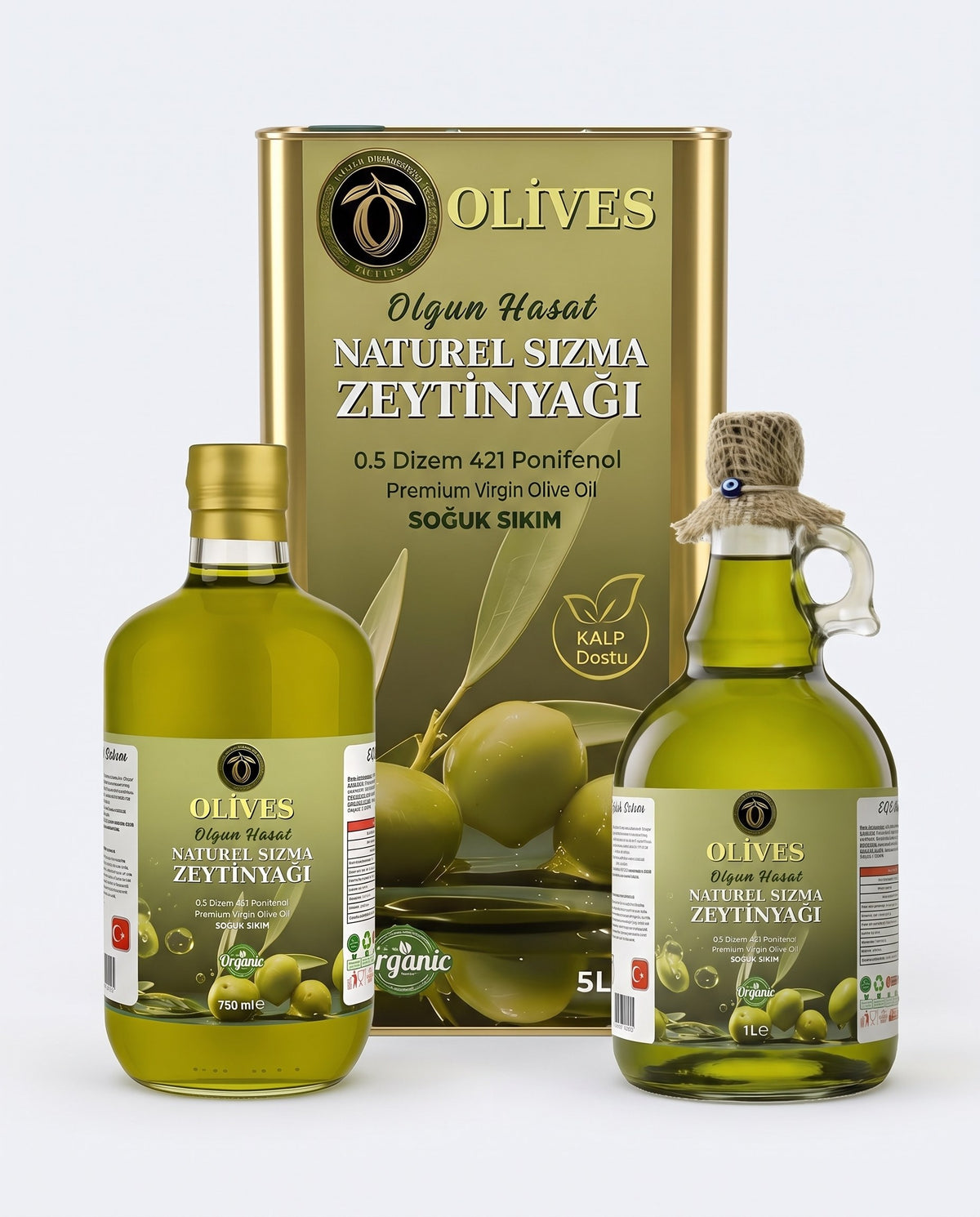 Olgun Hasat Natürel Sızma Zeytinyağı — Olives Premium