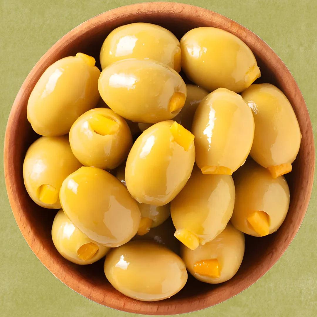 Olives Zeytinyağları, Dogal Fermente Organik Üretim Limonlu Yeşil Zeytin