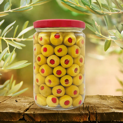 Olives Zeytinyağları, Dogal Fermente Organik Üretim Biberli Yeşil Zeytin